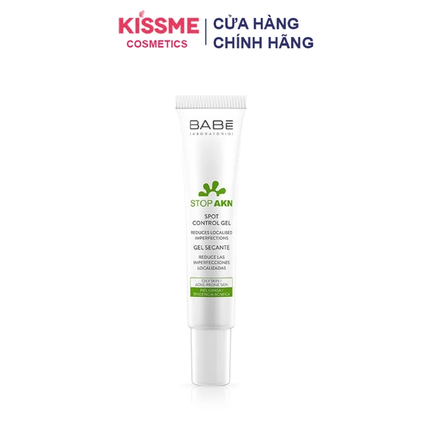 Gel chấm mụn giảm viêm sưng BABÉ Stop AKN Spot Control Gel