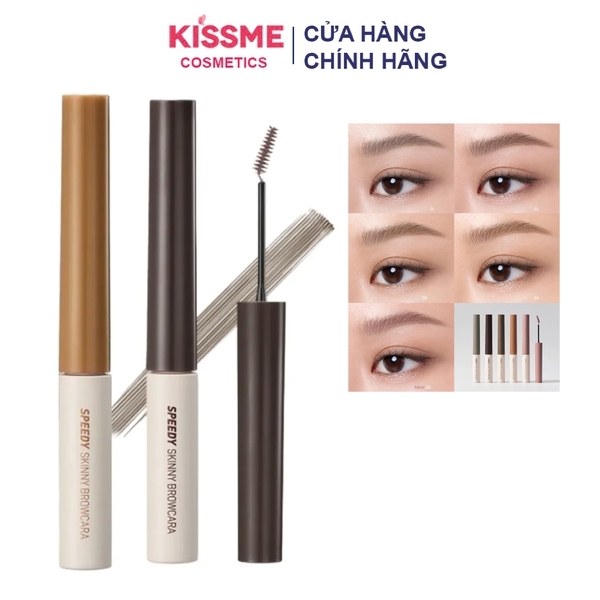 Mascara Lông Mày Peripera Speedy Skinny Brow Mascara 3g