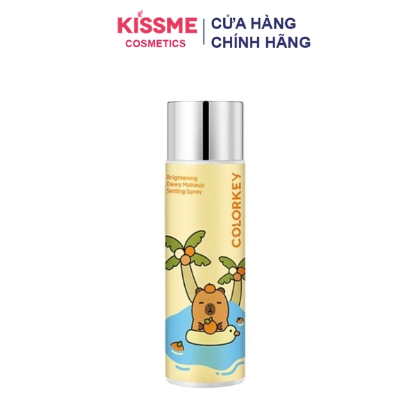 Xịt Khoá Trang Điểm Colorkey Dewy Capybara Edition
