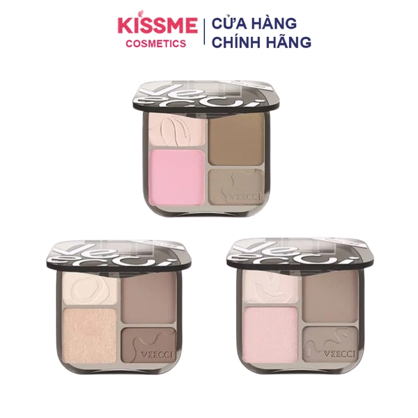 Phấn Tạo Khối & Bắt Sáng Veecci Tự Nhiên, Lâu Trôi 8g