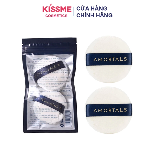 Set 2 bông phấn phủ AMORTALS