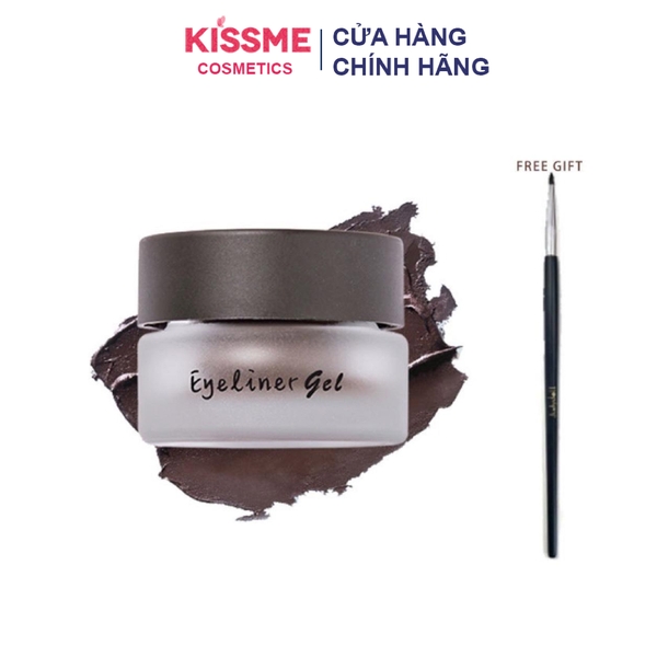 Gel Kẻ Mắt Dạng Hũ Lâu Trôi JudyDoll Eyeliner Gel Kèm Cọ