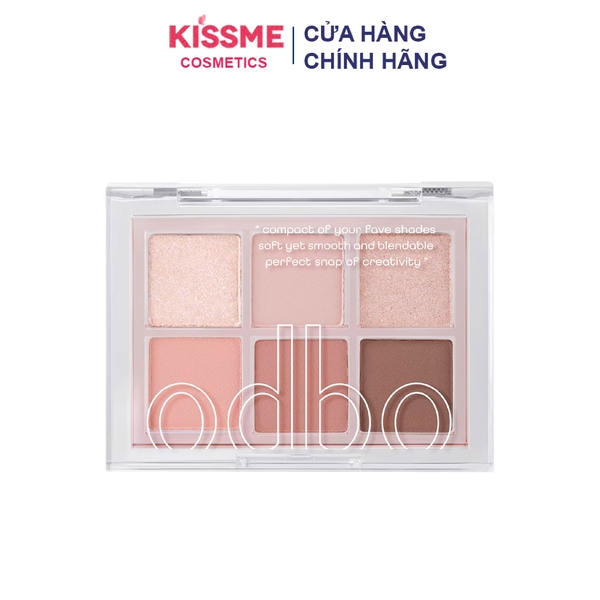 Phấn Mắt 6 Ô Odbo Signature Eyeshadow Palette