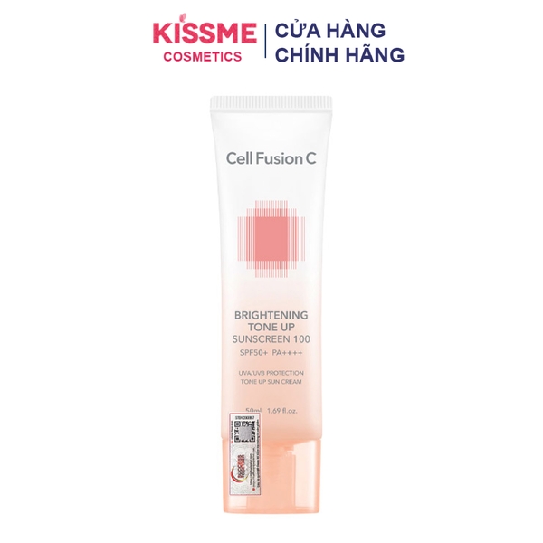 Kem Chống Nắng Cell Fusion C Toning Sunscreen 100 SPF 50+/PA++++