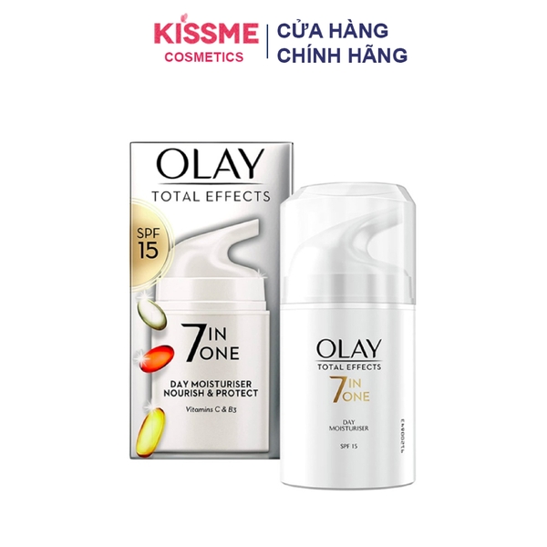 Kem Dưỡng Trắng Olay 7 in 1 Total Effects bản Anh