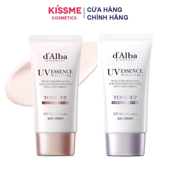 Kem chống nắng nâng tone d'AIba Waterfull TONE UP Sun Cream SPF50+ PA++++