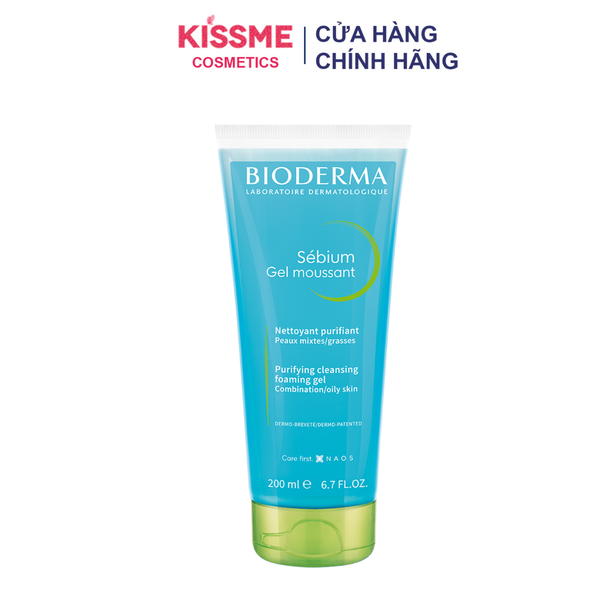(HÀNG NHẬP KHẨU) Gel Rửa Mặt Bioderma Sébium Gel Moussant