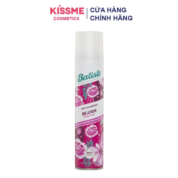 Dầu Gội Khô Giúp Làm Sạch, Tóc Bồng Bềnh Batiste Dry Shampoo 200ml