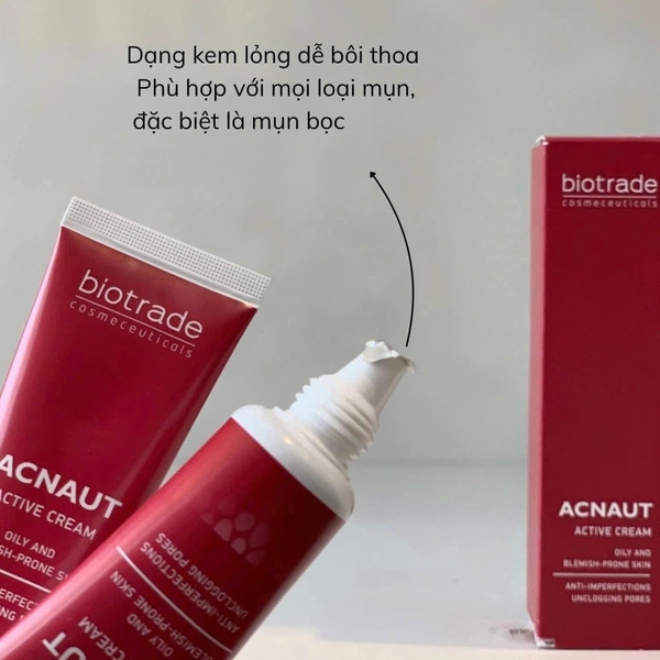 Chấm mụn biotrade acnaut active cream