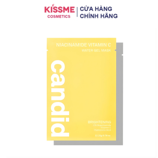 Mặt nạ Candid vàng dưỡng sáng Niacinamide Vitamin C Water Gel Mask