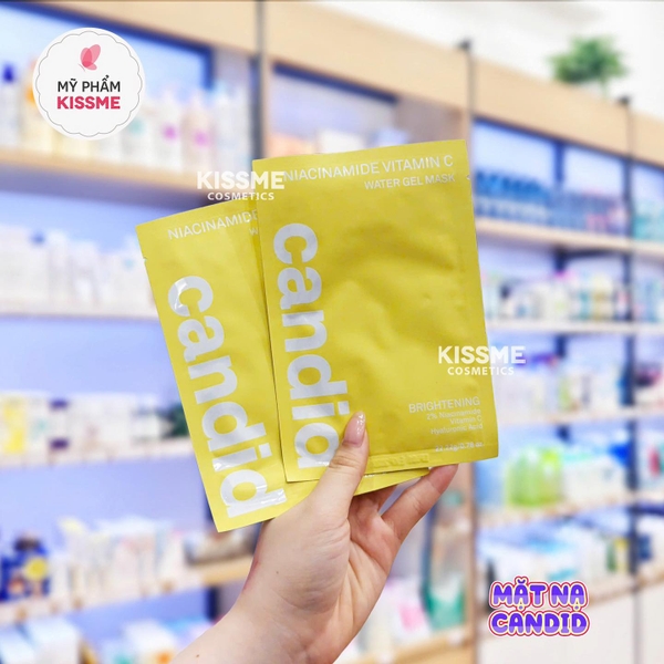 Mặt nạ Candid vàng dưỡng sáng Niacinamide Vitamin C Water Gel Mask