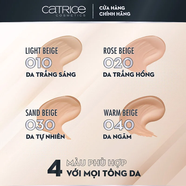 Kem Nền Che Phủ Catrice HD Liquid Coverage Foundation 30ml