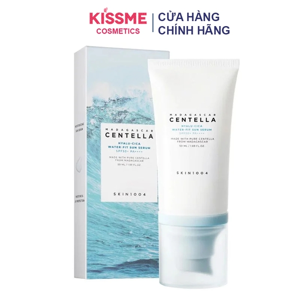 Tinh Chất Chống Nắng Skin1004 Madagascar Centella Hyalu-Cica Water Fit Sun Serum SPF50+ PA++++ 50ml