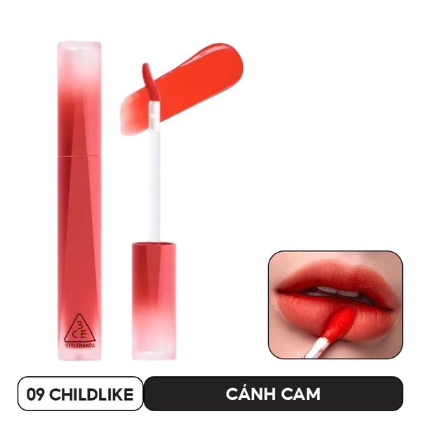 Son Kem Lì 3CE Nhung Lì Velvet Lip Tint Plush