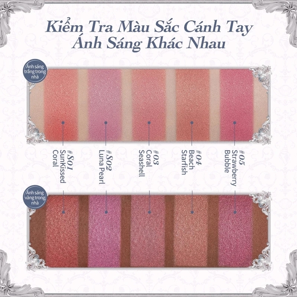 Phấn Má Hồng Flower Knows Shell 's Jewel Blush Powder