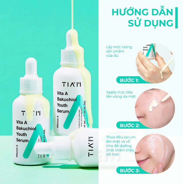 Serum chống lão hóa Tiam Vita A Bakuchiol Youth Serum 40ml