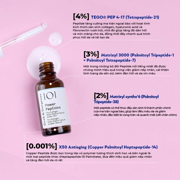 Serum Geek & Gorgeous – Power Peptides 30ml