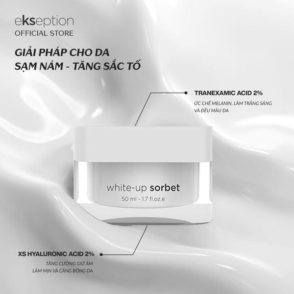 Kem dưỡng sáng chống lão hóa Ekseption White-Up Sorbet