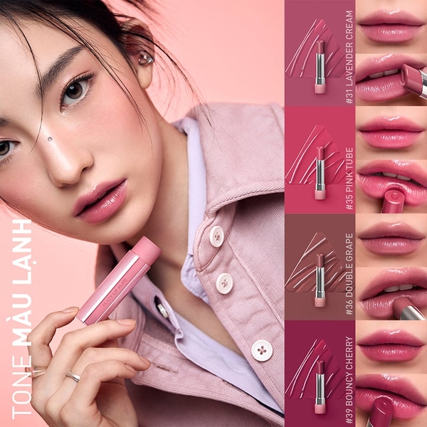 Son Bóng Dưỡng Môi Có Màu 3CE Glazy Lip Glow