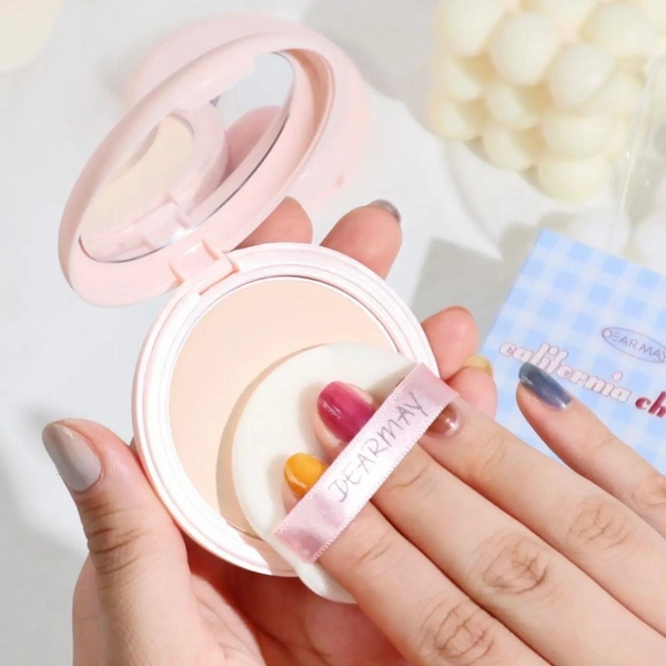 Phấn Phủ Dạng Nén Kiềm Dầu Dearmay California Cherry Sebum Pact 12g