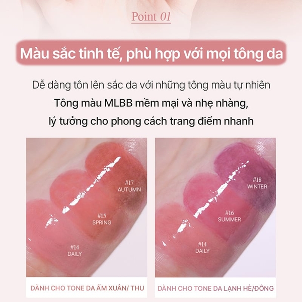 Son Tint Bóng Bbia Glow Tint