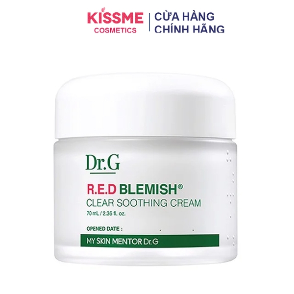 Kem Dưỡng Dr.G R.E.D Blemish Clear Soothing Cream 70ml