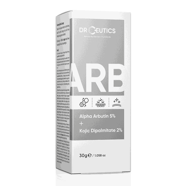Serum dưỡng trắng Dr Ceutics arbutin 5% + Kojic Dipalmitate 2%