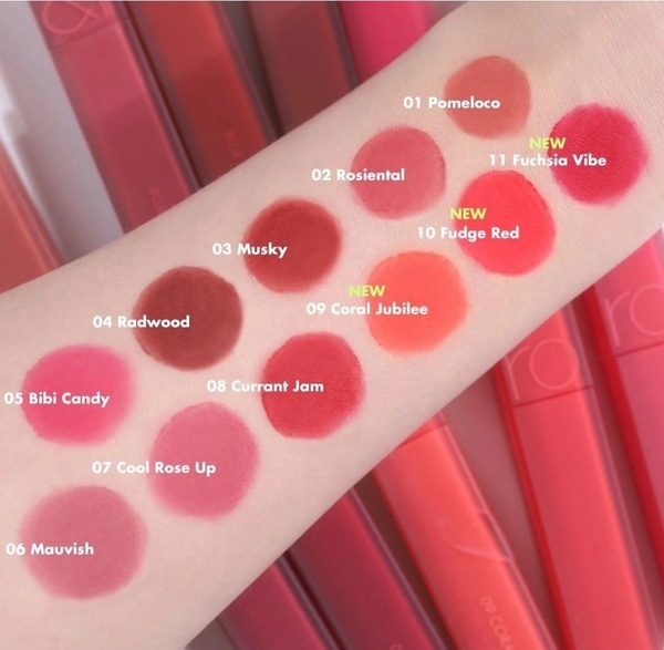 Son Kem Lì, Lên Màu Chuẩn, Mịn Môi Romand Blur Fudge Tint 5g