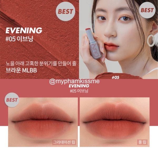 Son Thỏi Romand Zero Matte Lipstick