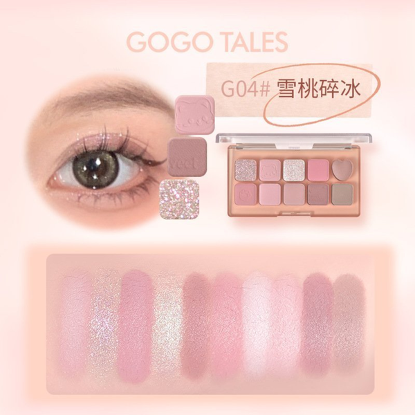 Bảng Phấn Mắt 10 Ô Gogo Tales Sweet Misty Eyeshadow Pallete