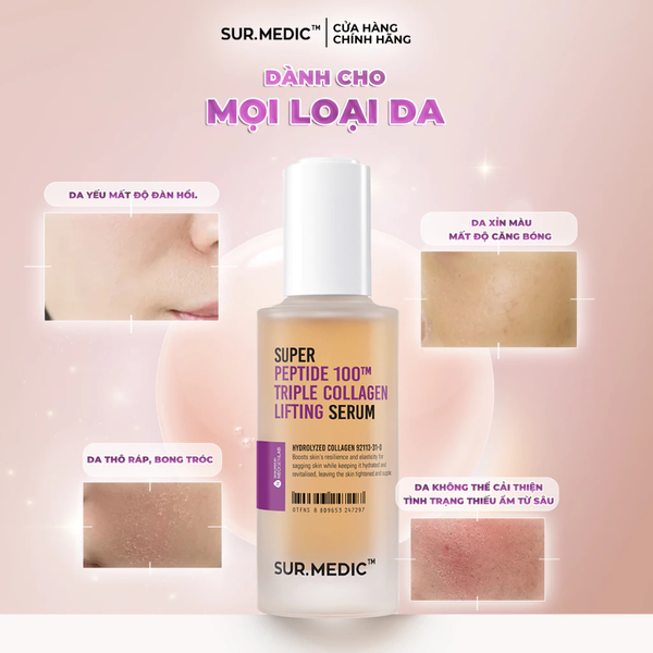 Serum tái tạo Phục Hồi Da Sur.Medic Peptide