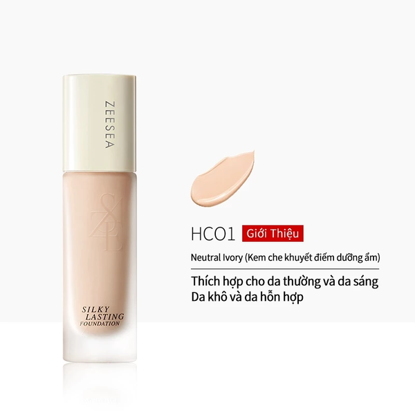 Kem nền kiềm dầu che phủ tốt Zeesea 