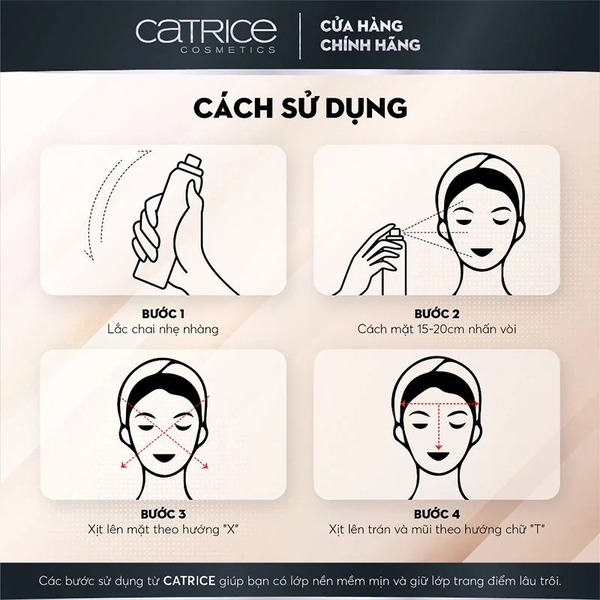 Xịt khóa nền Catrice Fixing Spray