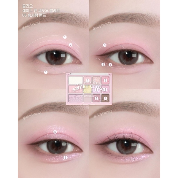 Bảng Phấn Mắt 12 Ô CLIO Shade & Shadow Palette