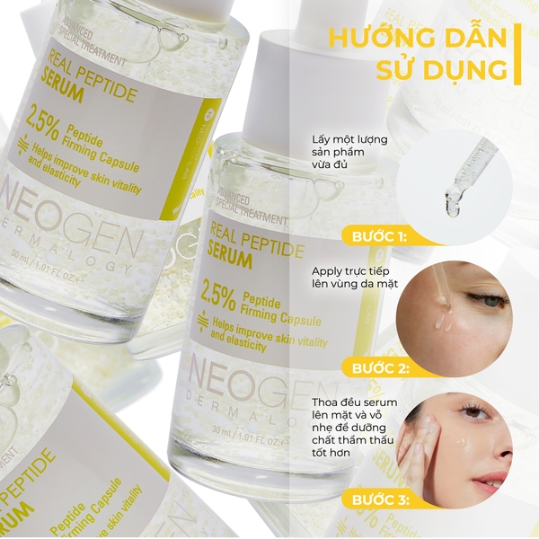 Serum Phục Hồi Chống Lão Hóa Da Neogen Peptide