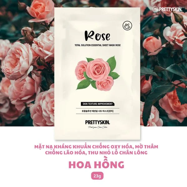 Mặt nạ dưỡng da PrettySkin Total Solution Essential Sheet Mask