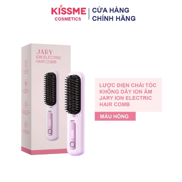 Lược điện chải tóc không dây Ion âm Jary