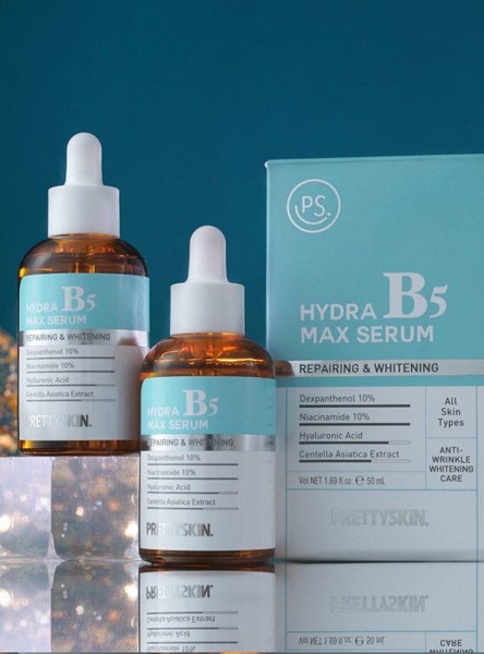 Serum Phục Hồi Dưỡng Trắng Prettyskin Hydra B5 Max