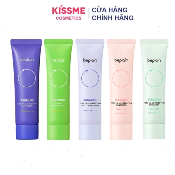 Kem chống nắng nâng tông kiềm dầu Beplain SPF 50+ PA++++