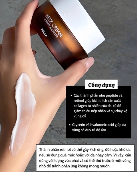 Kem Dưỡng Chống Lão Hoá Vùng Da Cổ Vella Neck Cream Ultimate Age Killer
