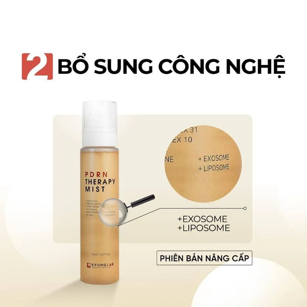 Xịt khoáng Dưỡng Ẩm Tái sinh tế bào Kyung Lab PDRN Therapy Mist 150ml