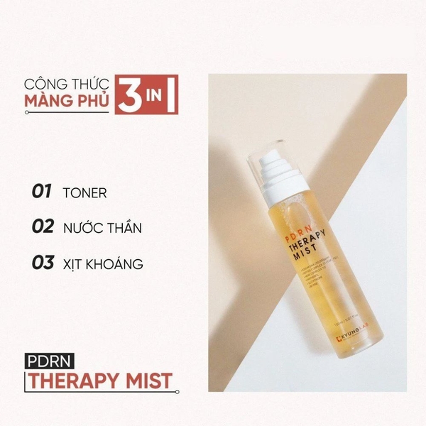 Xịt khoáng Dưỡng Ẩm Tái sinh tế bào Kyung Lab PDRN Therapy Mist 150ml