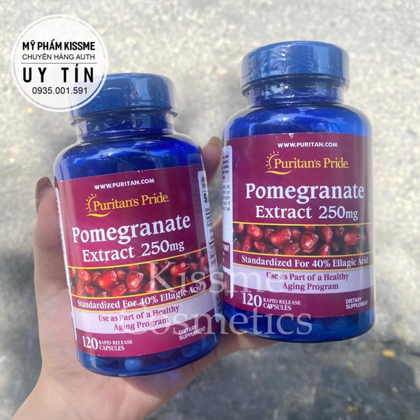 Viên Uống Tinh Chất Lựu Sáng Da Puritan’s Pride Pomegranate Extract