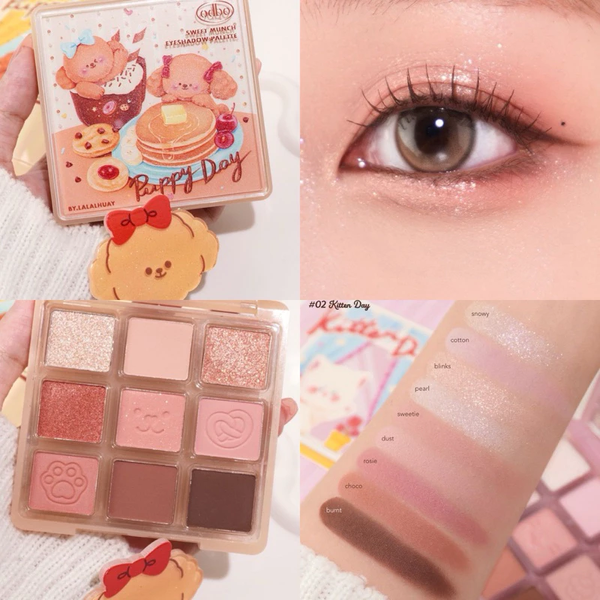 Phấn Mắt 9 Ô Odbo Sweet Munch Eyeshadow Palette