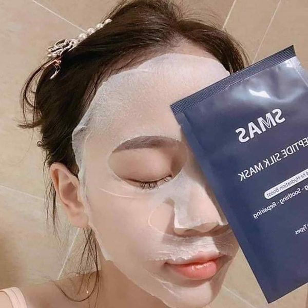 Mặt nạ cấp ẩm và dịu da Smas Peptide Silk Mask