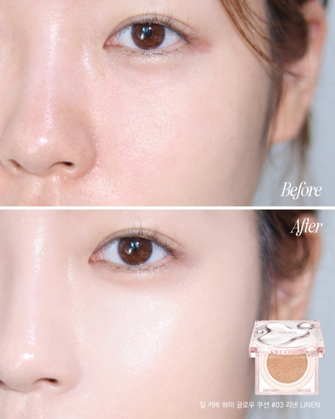 Phấn Nước Clio Kill Cover Glow Cushion SPF50+ PA++++ Kèm Lõi Thay Thế
