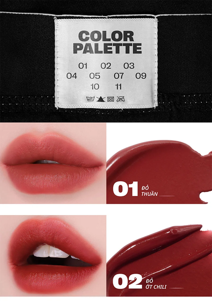 Son Kem Lì Bền Màu, Lâu Trôi Merzy Puffer Velvet Tint 3.7g