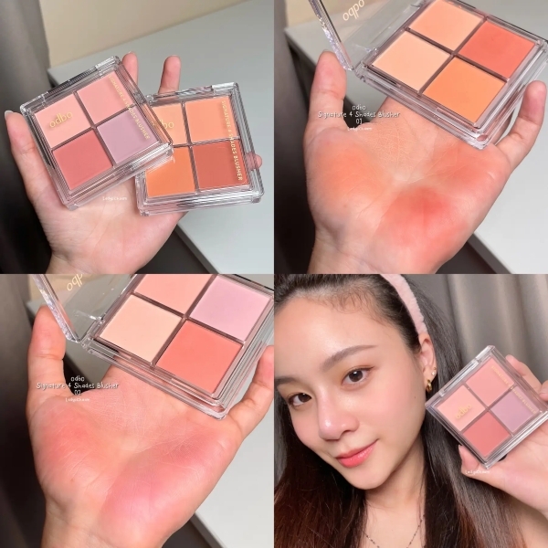 Phấn Má 4 Ô Odbo Signature 4 Shades Blusher