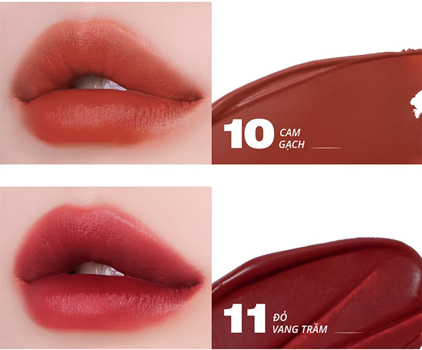 Son Kem Lì Bền Màu, Lâu Trôi Merzy Puffer Velvet Tint 3.7g