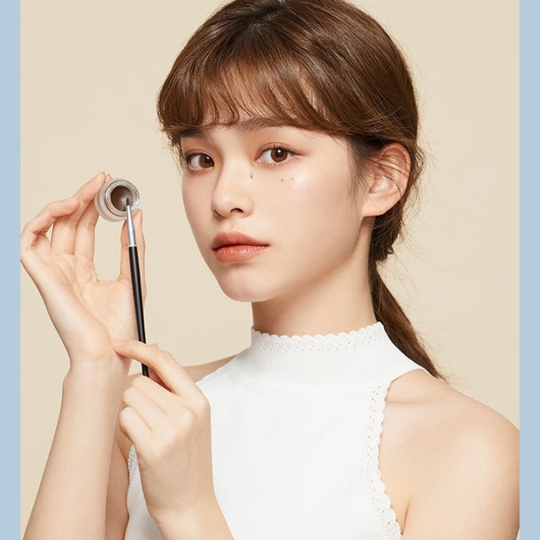 Gel Kẻ Mắt Dạng Hũ Lâu Trôi JudyDoll Eyeliner Gel Kèm Cọ